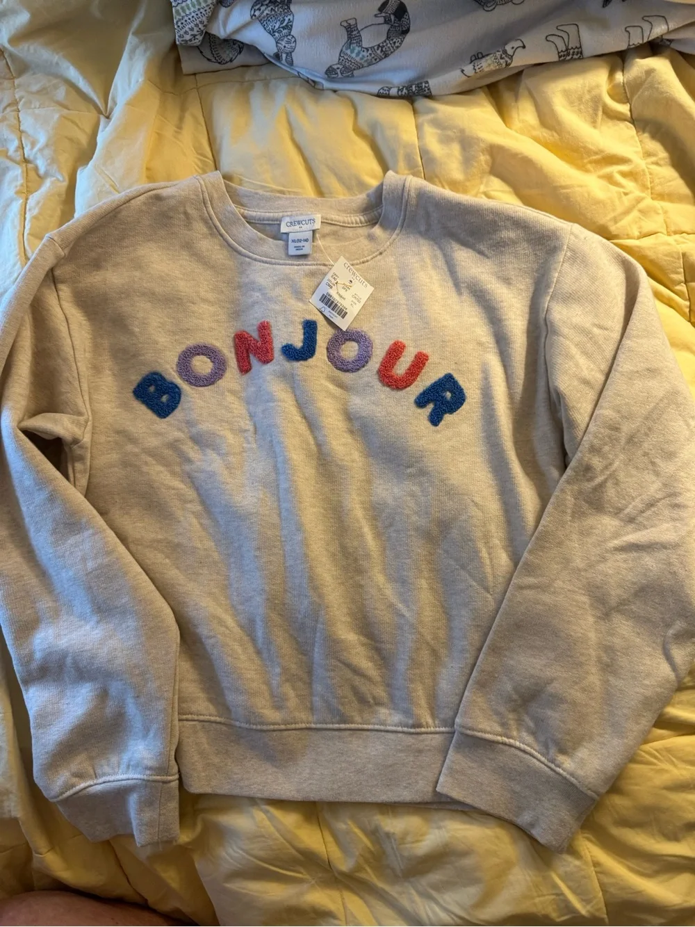 crewcuts sweatshirt size 12/14 NWT